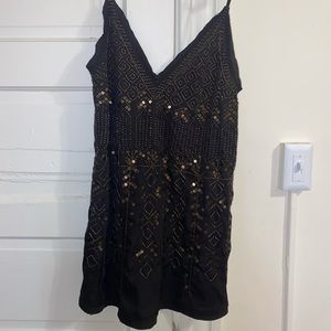 Free People never worn beaded dress
